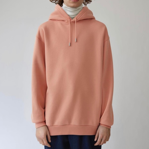 acne studios pink hoodie